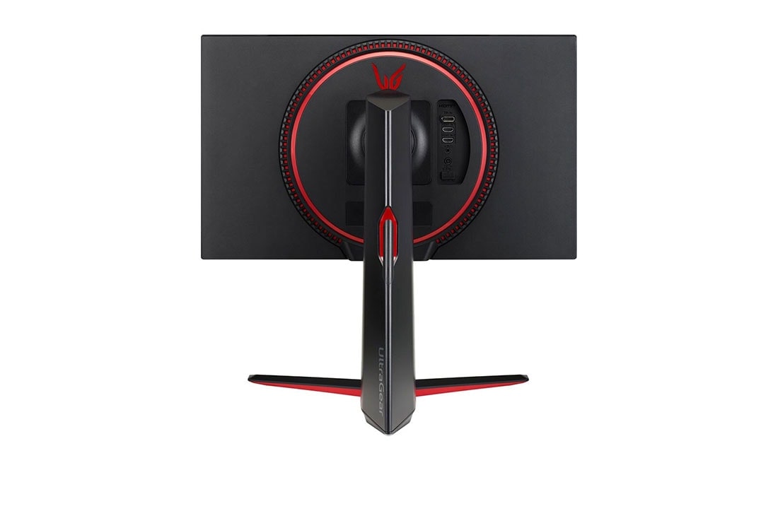 LG UltraGear™ 23.8'' FHD IPS Gaming Monitor with AMD FreeSync™ Premium, rear view, 24GN650-B, thumbnail 6