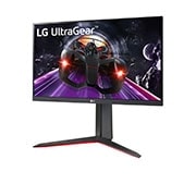 LG UltraGear™ 23.8'' FHD IPS Gaming Monitor with AMD FreeSync™ Premium, -15 degree side view, 24GN650-B, thumbnail 2