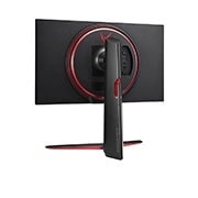 LG UltraGear™ 23.8'' FHD IPS Gaming Monitor with AMD FreeSync™ Premium, rear perspective view, 24GN650-B, thumbnail 7