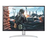 LG UHD 4K 27'' IPS Display Monitor, front view, 27UP600-W, thumbnail 1