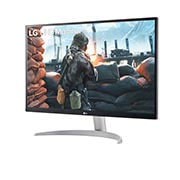 LG UHD 4K 27'' IPS Display Monitor, -15 degree side view, 27UP600-W, thumbnail 2