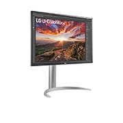 LG UHD 4K 27'' IPS Display Monitor, perspective view, 27UP850-W, thumbnail 4