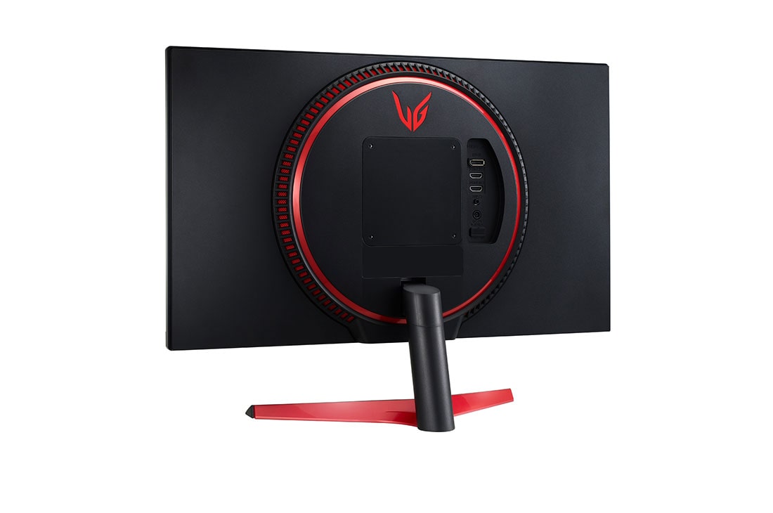 LG UltraGear™ 23.8'' FHD IPS Gaming Monitor with AMD FreeSync™ Premium, rear perspective view, 24GN600-B, thumbnail 7
