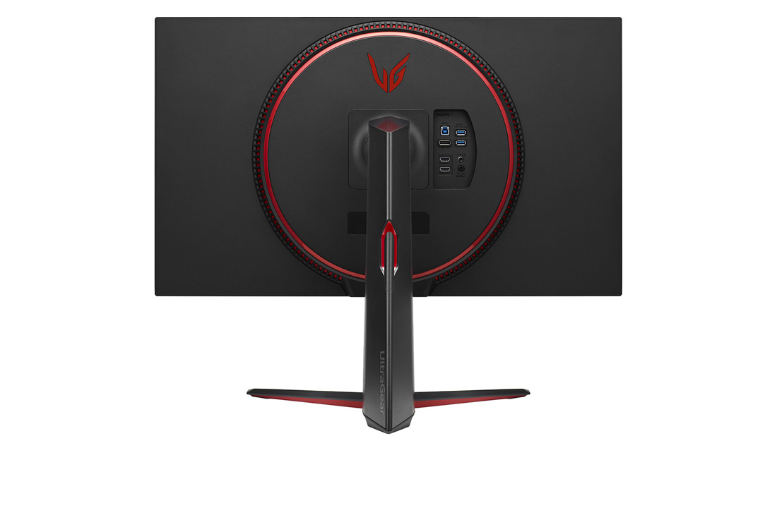 LG UltraGear™ 31.5'' QHD Nano IPS Gaming Monitor with NVIDIA G-SYNC® Compatible, rear view, 32GP850-B, thumbnail 6