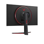 LG UltraGear™ 31.5'' QHD Nano IPS Gaming Monitor with NVIDIA G-SYNC® Compatible, rear perspective view, 32GP850-B, thumbnail 7