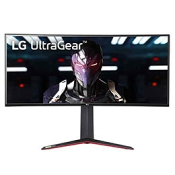 Front view of LG UltraGear™ 34" QHD Nano IPS Gaming Monitor with NVIDIA G-SYNC® Compatible, LG Curved Monitor, 34GN850-B1