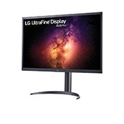 LG 27” UltraFine Display OLED Pro Monitor, right angle view with infill, 27EP950-B, thumbnail 2