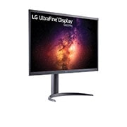 LG 27” UltraFine Display OLED Pro Monitor, far left angle view with infill, 27EP950-B, thumbnail 4