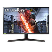 LG 27'' UltraGear QHD IPS 1ms 144Hz HDR Monitor with G-SYNC Compatibility, front view, 27GN800-B, thumbnail 1