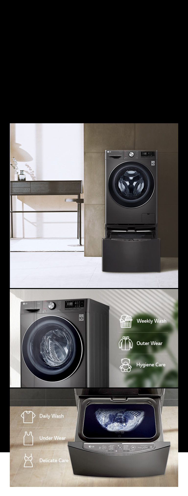 Available with TWINWash™ Mini2