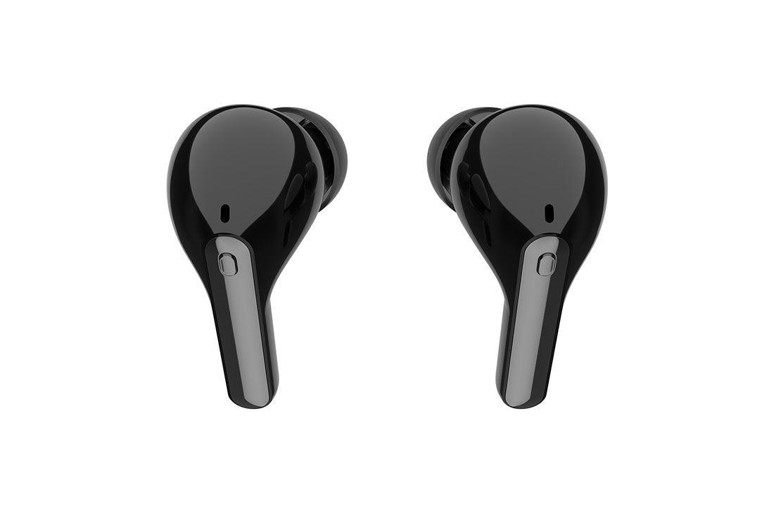LG TONE Free FN7, A backside 45 defrees high angle of two earbuds, HBS-FN7, thumbnail 13