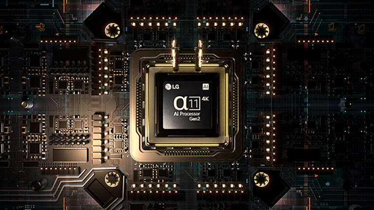 alpha 11 AI Processor Gen2 is on an advanced-looking circuit board.