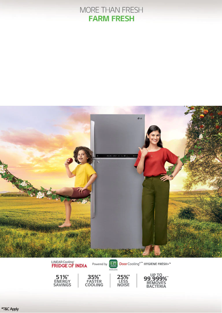 LG Linear Cooling Fridge of India