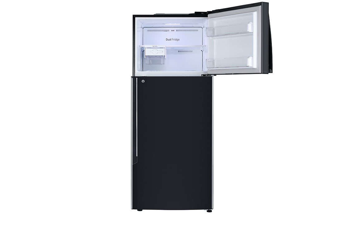 471L Top Freezer with HygieneFresh in Ebony Sheen LG BD