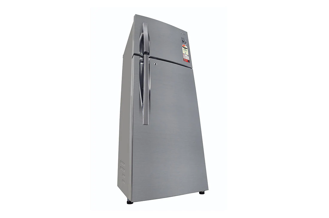 LG 284 Litres Fridge with Smart Inverter Compressor, Door Cooling+™, LG GL-T302RPZX Left Low Perspective, GL-T302RPZX, thumbnail 11