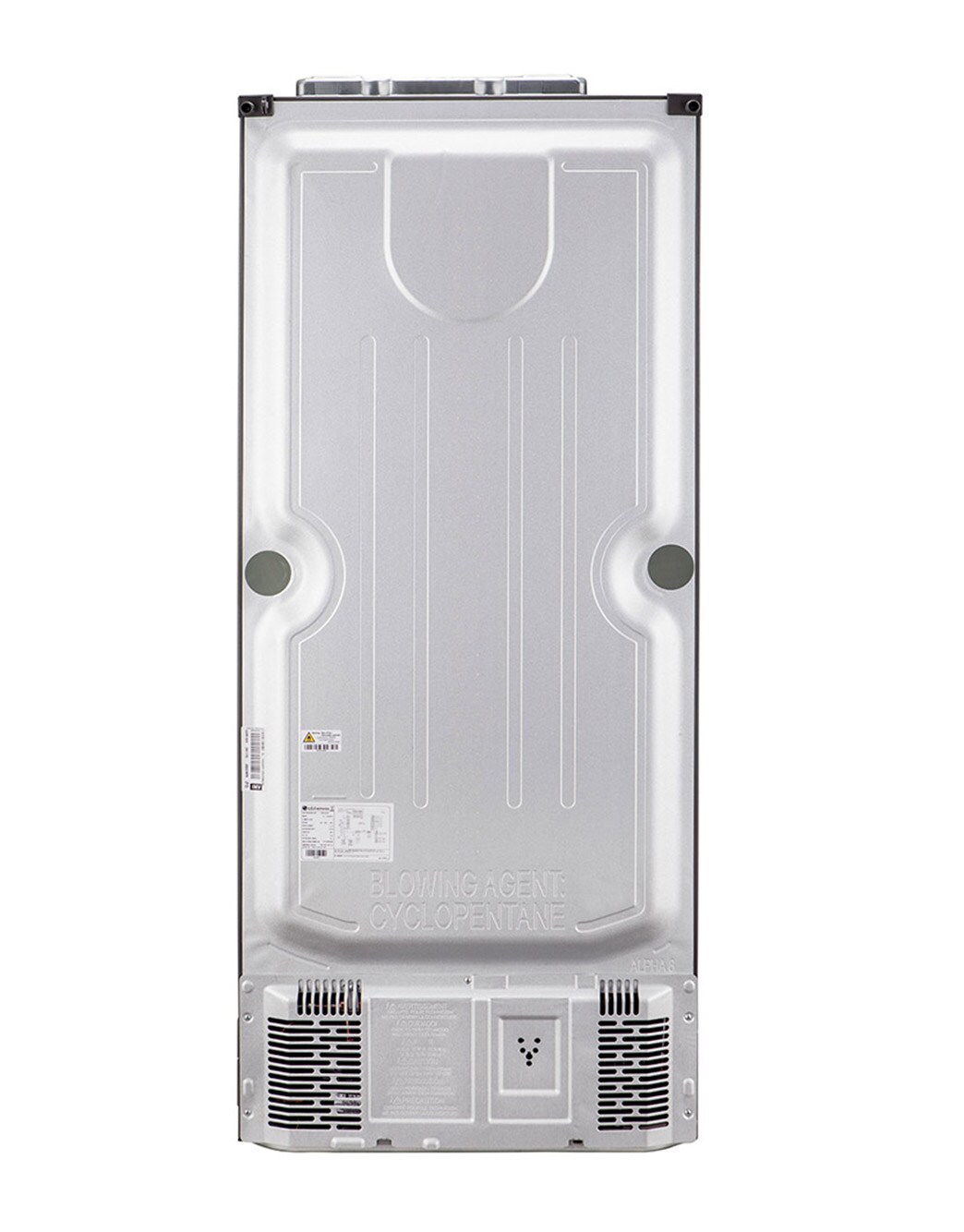 437L HygieneFRESH+™ Top Freezer in Steel LG BD