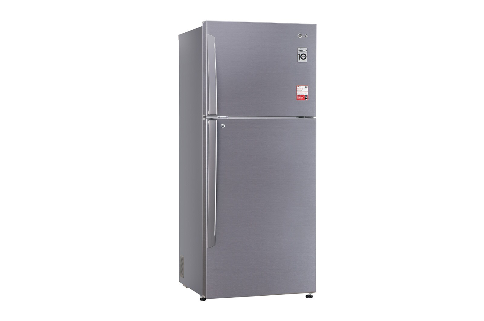 437L HygieneFRESH+™ Top Freezer in Steel LG BD