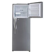 LG 335 Litres Fridge with Smart Inverter Compressor, Multi Air Flow, LG GL-S372RPZY Front View Top Open, 2B372RLCB, thumbnail 3