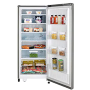 LG 171L Top Freezer with Smart Inverter in Shiny Steel, GN-304SLBT, thumbnail 2