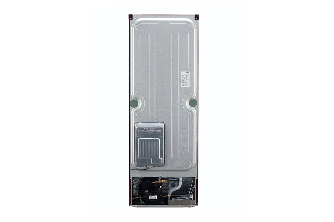 LG 308 Litres Fridge with Smart Inverter Compressor, Door Cooling+™, LG GL-T322RSPX Back View, GL-G322RVBB, thumbnail 13