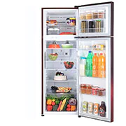 LG 308 Litres Fridge with Smart Inverter Compressor, Door Cooling+™, LG GL-T322RSPX Front Open, GL-G322RVBB, thumbnail 3