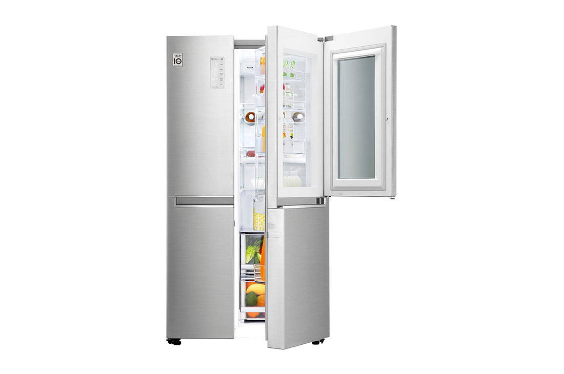 626L Side-by-Side Fridge with LG ThinQ™ in Steel | LG BD
