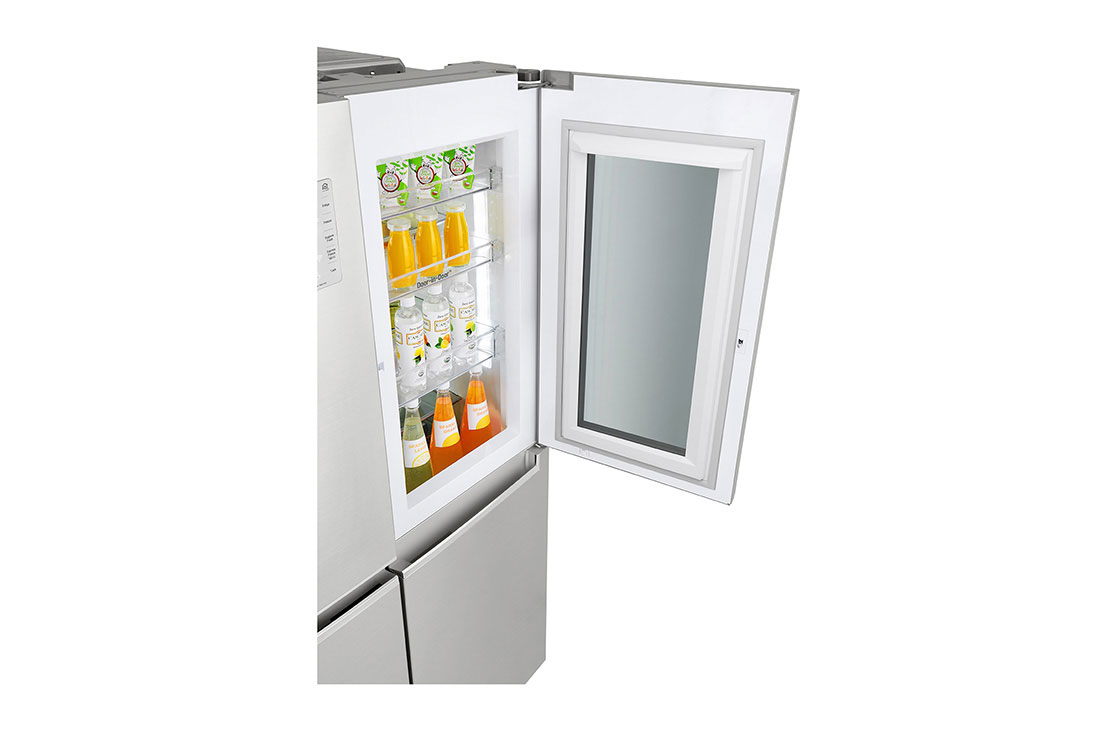 LG 626L side-by-side-fridge with InstaView Door-in-Door™ in Noble Steel, GS-Q6278NS, thumbnail 8