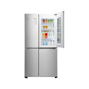 LG 626L side-by-side-fridge with InstaView Door-in-Door™ in Noble Steel, GS-Q6278NS, thumbnail 2