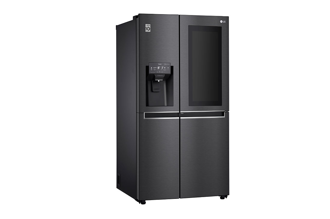 LG 601L side-by-side-fridge with InstaView Door-in-Door™ in Matt Black, GS-X6010MC Left, GS-X6010MC, thumbnail 12