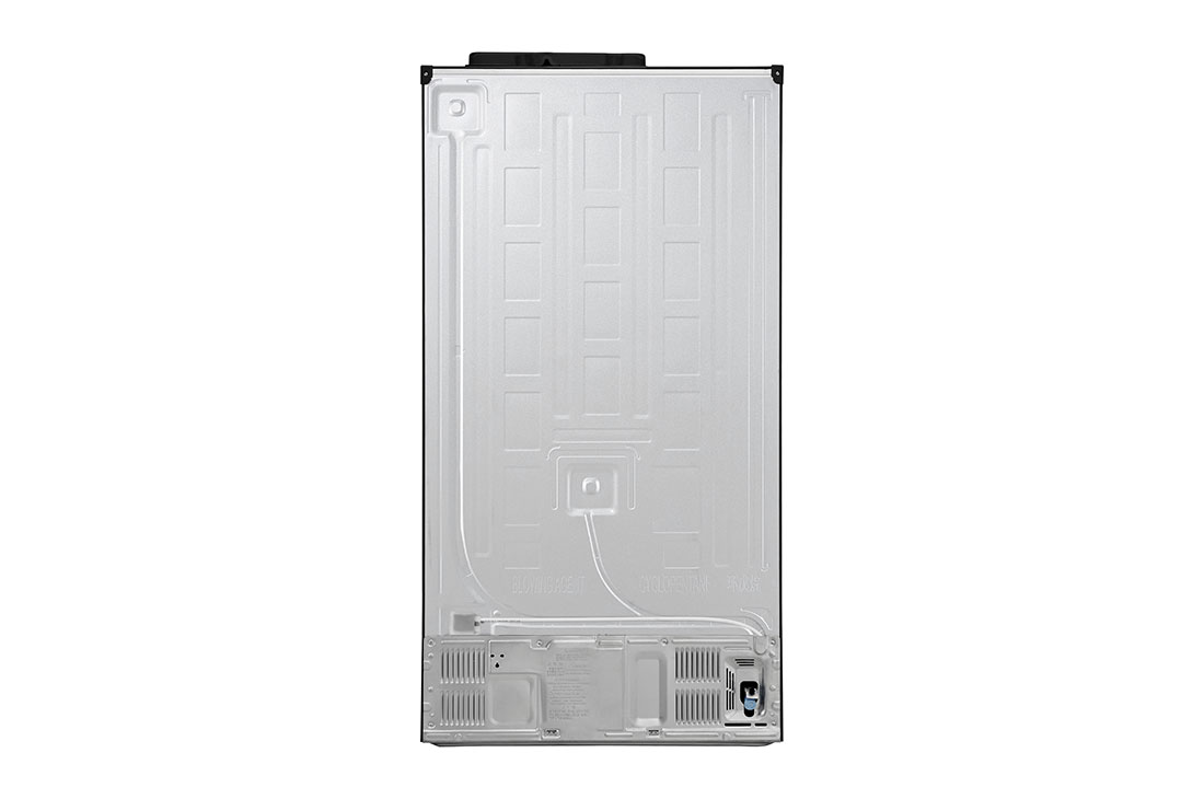 LG 601L side-by-side-fridge with InstaView Door-in-Door™ in Matt Black, GS-X6010MC Back, GS-X6010MC, thumbnail 14