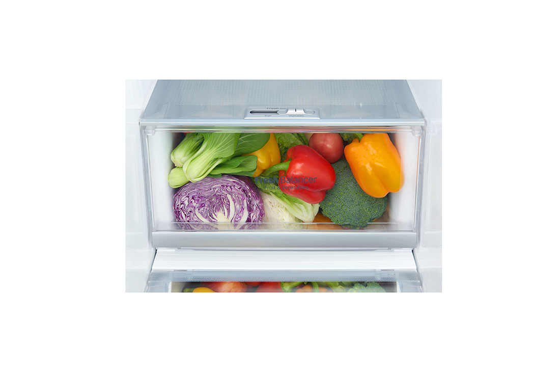 LG 601L side-by-side-fridge with InstaView Door-in-Door™ in Matt Black, GS-X6010MC Fresh Balancer, GS-X6010MC, thumbnail 6