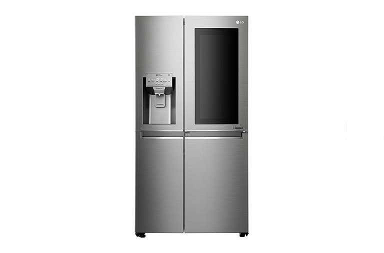 LG 601L side-by-side-fridge with InstaView Door-in-Door™ in Noble Steel, GS-X6011NS, thumbnail 3
