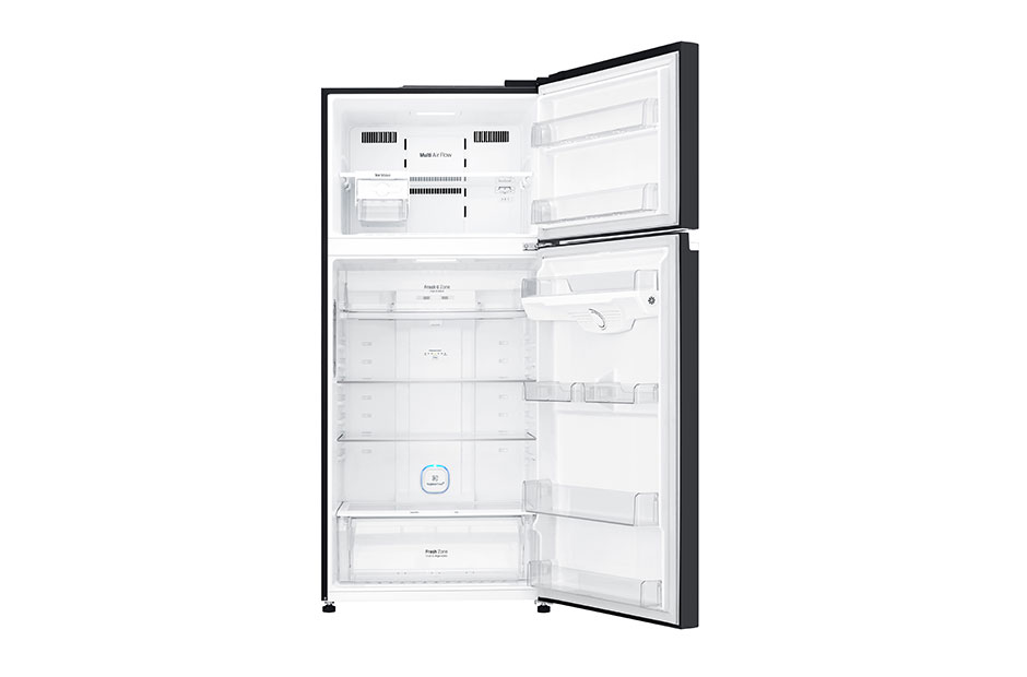 LG 506L Top Freezer with Inverter Linear Compressor in Black Mirror, GT-T5107BM, thumbnail 2