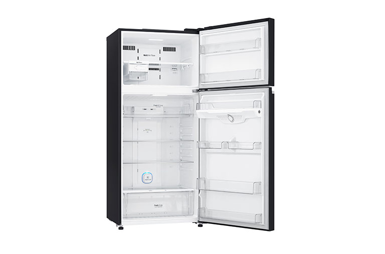 LG 506L Top Freezer with Inverter Linear Compressor in Black Mirror, GT-T5107BM, thumbnail 6