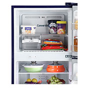 LG 260 Litres, 2 Star, Smart Inverter Compressor, Convertible, Smart Diagnosis™, Blue Charm Finish, Frost-Free Double Door Refrigerator, Detailed View, GL-G252RPBB, thumbnail 3