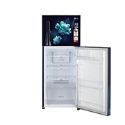 LG 260 Litres, 2 Star, Smart Inverter Compressor, Convertible, Smart Diagnosis™, Blue Charm Finish, Frost-Free Double Door Refrigerator, Front View Bottom Door Open, GL-G252RPBB, thumbnail 6