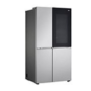 LG 647L side-by-side-fridge with InstaView Door-in-Door™ in New Noble Steel, right side view, GS-Q6472NS, thumbnail 11