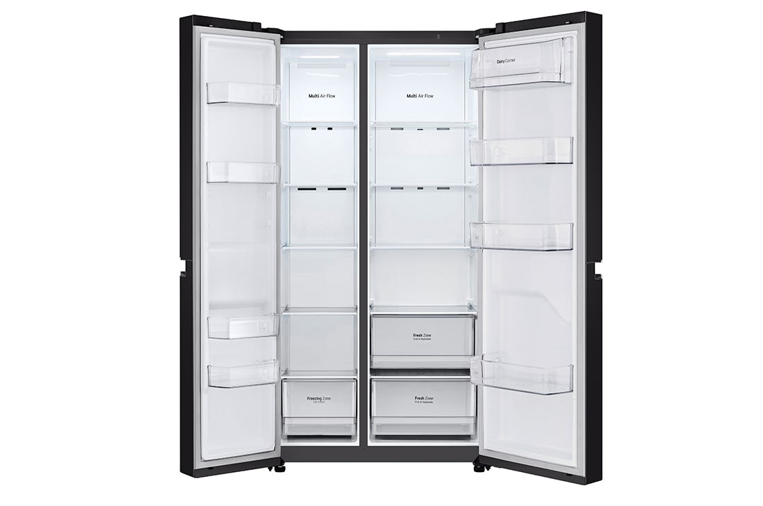 643L SidebySide Fridge with Deodorizer in Black LG BD