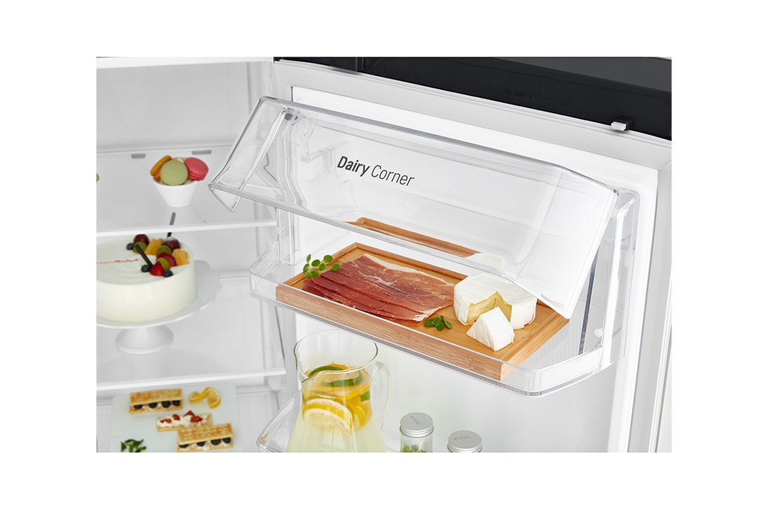 LG 643L side-by-side-fridge with Linear Compressor in Western Black, GS-B6432WB, GS-B6432WB, thumbnail 4