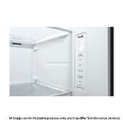 LG 617L side-by-side-fridge with Smart Inverter Compressor in Platinum Silver, GS-L6172PZ, GS-L6172PZ, thumbnail 7