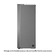 LG 617L side-by-side-fridge with Smart Inverter Compressor in Platinum Silver, GS-L6172PZ, GS-L6172PZ, thumbnail 13