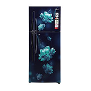 LG 240 Ltr, 2 Star, Smart Inverter Compressor, Convertible, Smart Diagnosis™, Blue Charm Finish, Frost-Free Double Door Refrigerator, LG GL-G302RPBB Front View, GL-G302RPBB, thumbnail 1