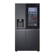 LG 617L side-by-side-fridge with InstaView Door-in-Door™ in New Noble Steel, GS-X6172NS, GS-X6172MC, thumbnail 1