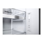 LG 617L side-by-side-fridge with InstaView Door-in-Door™ in New Noble Steel, GS-X6172NS, GS-X6172MC, thumbnail 10