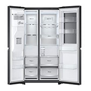 LG 617L side-by-side-fridge with InstaView Door-in-Door™ in New Noble Steel, GS-X6172NS, GS-X6172MC, thumbnail 11