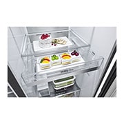 LG 617L side-by-side-fridge with InstaView Door-in-Door™ in New Noble Steel, GS-X6172NS, GS-X6172MC, thumbnail 9