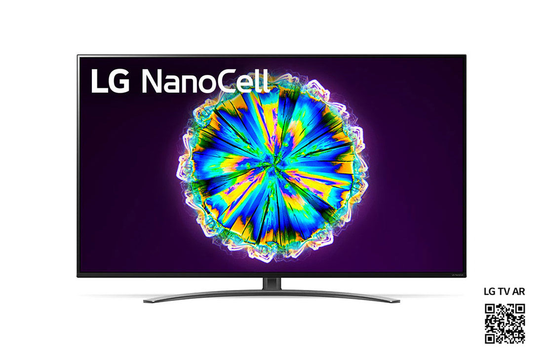 LG NANO86 55'' NanoCell 4K TV, LG NANO86 55" NanoCell 4K TV, front view with infill image and logo, 55NANO86TNA, 55NANO86TNA