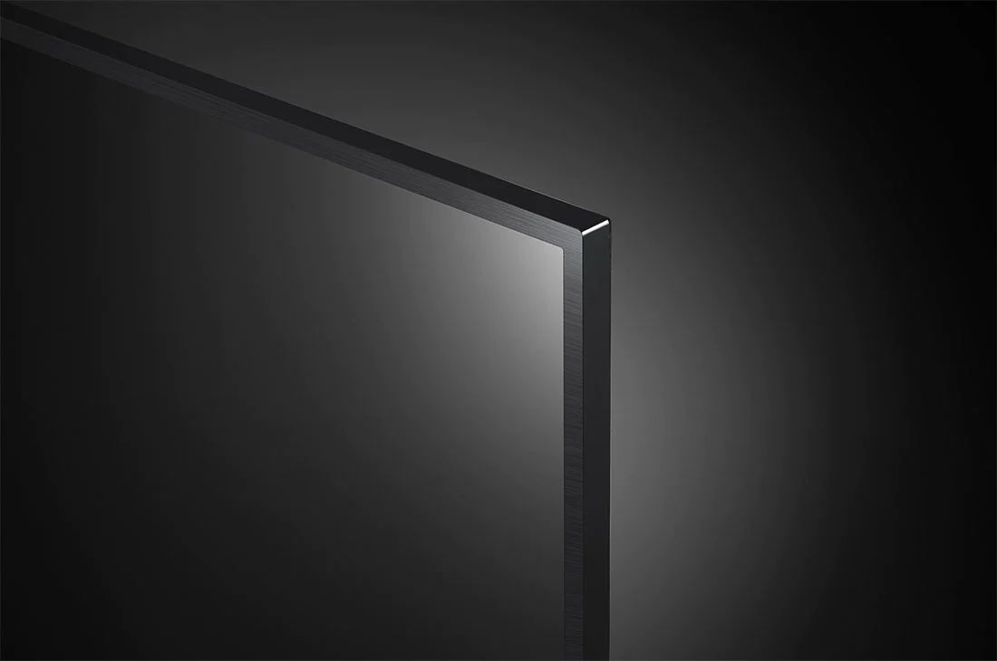 LG UP7550 43'' UHD 4K TV, close-up view of panel, 43UP7550PTC, thumbnail 8