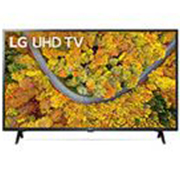 LG UP7550 43'' UHD 4K TV, front view with infill image, 43UP7550PTC, thumbnail 1