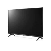 LG UP7550 43'' UHD 4K TV, 30 degree side view with infill image, 43UP7550PTC, thumbnail 3